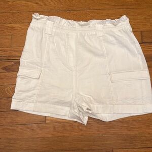 Anthropologie cream white shorts size XL